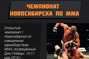 Открытый чемпионат Новосибирска по смешанным боевым единоборствам ММА